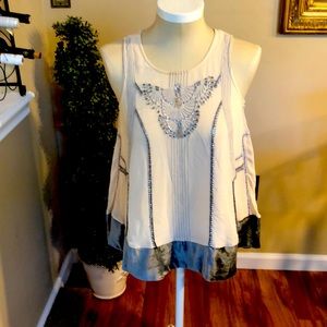 Anthropologie beaded top
